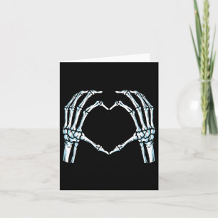Tarjeta Retro de Rótulo de corazón de manos disfraz de Hal