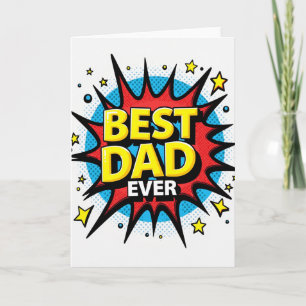 Tarjeta Retro del Día del Padre