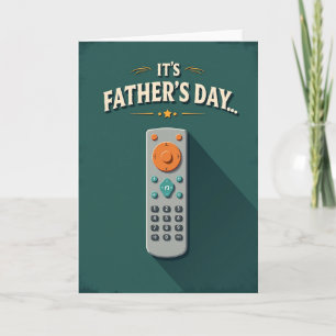 Tarjeta retro del Día del Padre para enviar de for