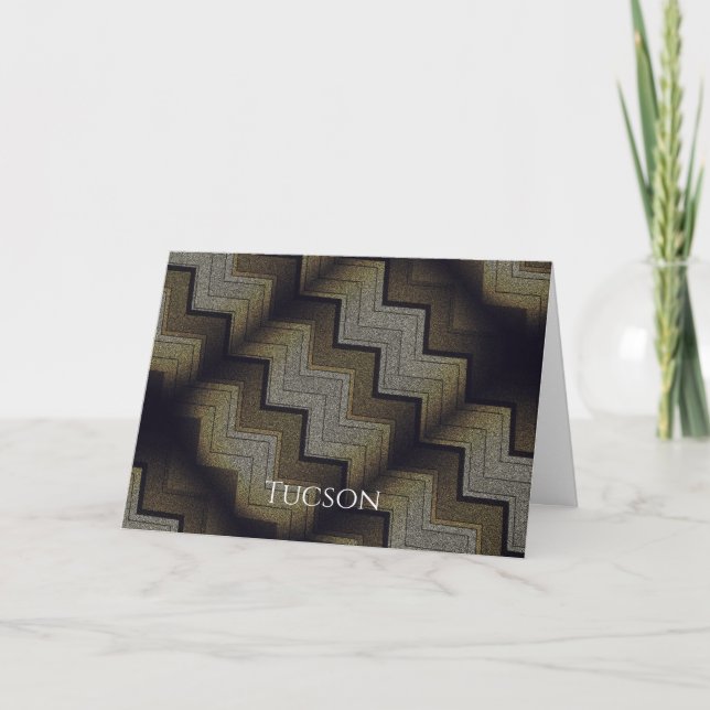 Tarjeta Retro del Suroeste (Anverso)