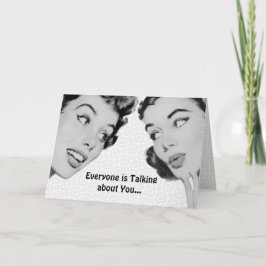 Tarjeta Retro diga el cumpleaños