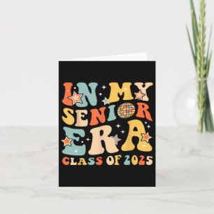 Tarjeta Retro En Mi Senior Era Cl De 2025 Senior 2025 Grad