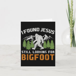 Tarjeta Retro encontré a jesus todavía buscando hombres mu
