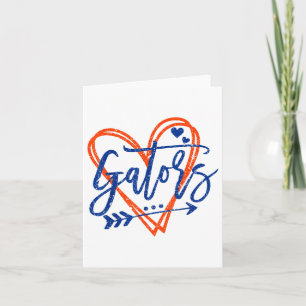 Tarjeta Retro Gators Heart Name Apparthotel Design Para Ho