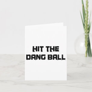 Tarjeta Retro Golpeó El Círculo De Dang - Copiar