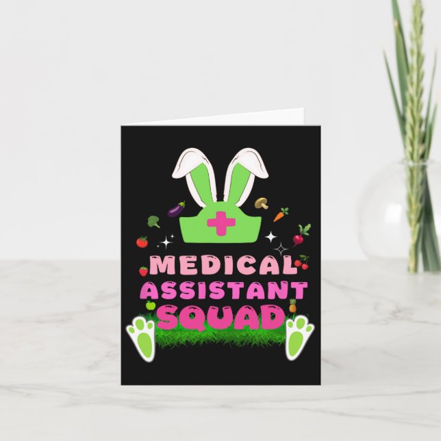 Tarjeta Retro Groovy Médico Instantáneo Squad Oreja de Con (Anverso)
