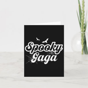 Tarjeta Retro Groovy Spooky Gaga Halloween Witch Mom Grand