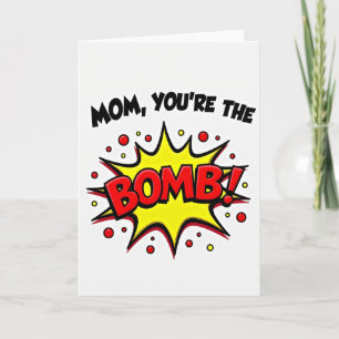 Tarjeta Retro Mamá Eres La Mejor