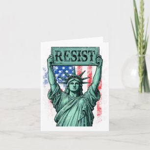 Tarjeta Retro resiste no a mi presidente contra triunfo