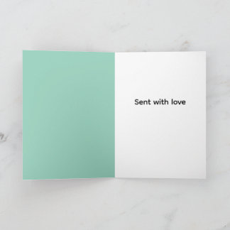 Tarjeta Retro rockin rabbit greeting 