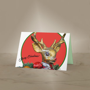 Tarjeta Retro Rudolph