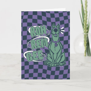 Tarjeta Retro Scooby "OMG"