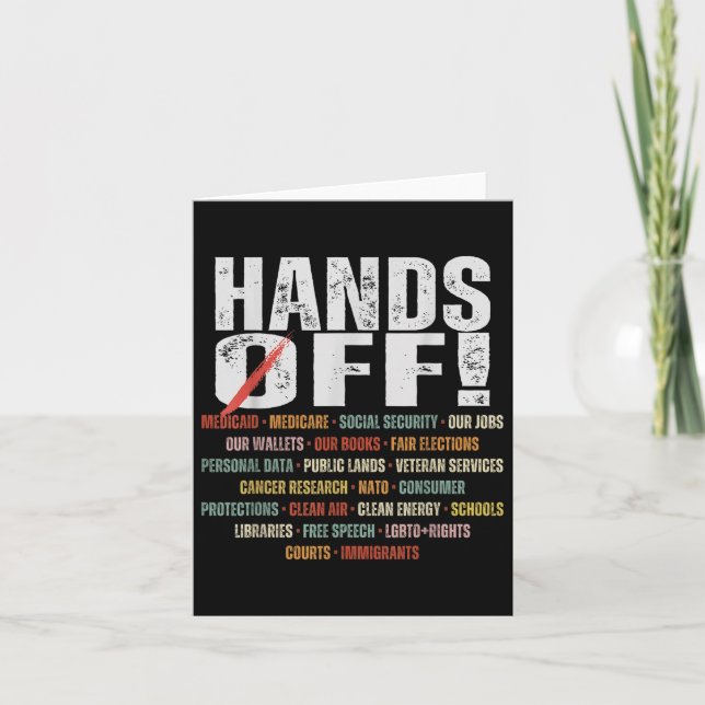 Tarjeta Retro se aleja de las protestas en tierra pública  (Anverso)