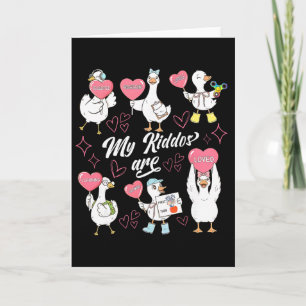Tarjeta Retro Silly Goose San Valentín Análisis de Conduct
