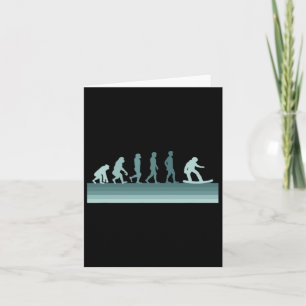 Tarjeta Retro Snowboard Dad Snowboarding Mom Winter Sport