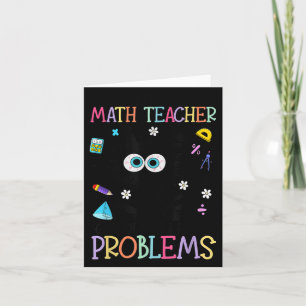 Tarjeta Retro Soy Un Profesor De Matemáticas Por Supuesto 