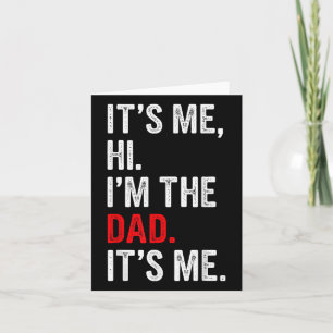 Tarjeta Retro Soy Yo Hola Soy El Papá Me Regalos Hombres P