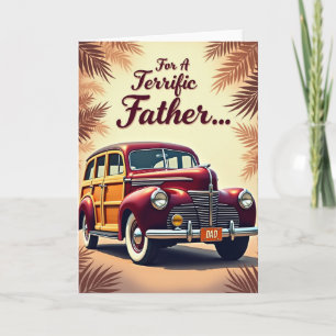 Tarjeta Retro Terrífico Padre Woody