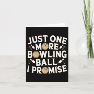Tarjeta Retro Una Bolera Más Prometo Diez Graciosos Pi