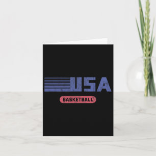 Tarjeta Retro Usa 2020 Equipo Americano Baloncesto Vintage