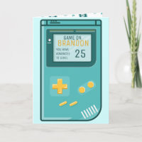 Retro Video Game Level Up Personalizado Cumpleaños