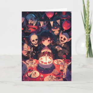 Tarjeta Reunión de Ghoulish: Un cumpleaños temido