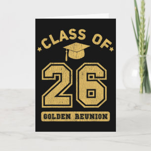 Tarjeta Reunión de graduación de secundaria universitaria