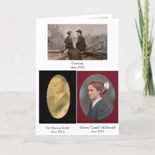 Tarjeta Reunión de la familia Steele