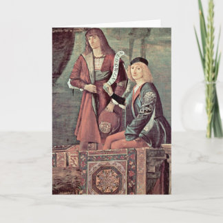 Tarjeta Reunión del Betrothed de Vittore Carpaccio