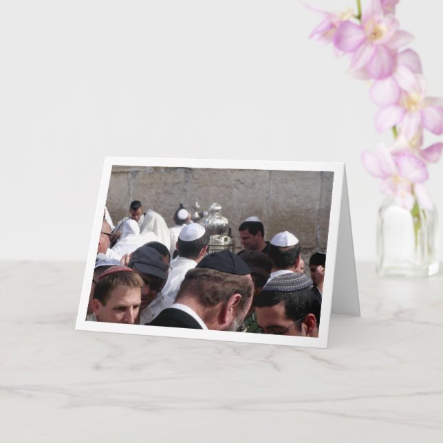 Tarjeta Reunión del Monte del Templo, Ciudad Vieja de Jeru (Orquídea)