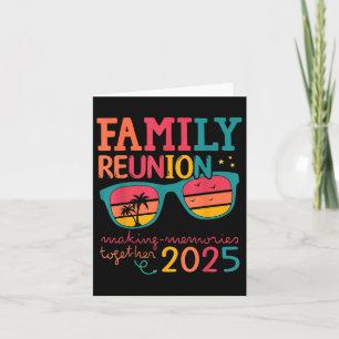 Tarjeta Reunión Familiar 2025 Creando Recuerdos Vibracione