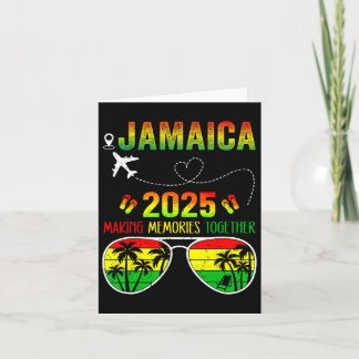 Tarjeta Reunión Familiar Jamaica 2025 Vacaciones Creando R