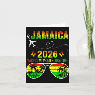 Tarjeta Reunión Familiar Jamaica 2026 Creando Recuerdos