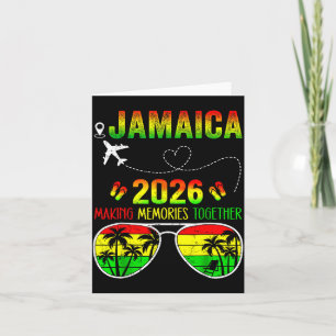 Tarjeta Reunión Familiar Jamaica 2026 Creando Recuerdos