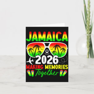 Tarjeta Reunión Familiar Jamaica 2026 Creando Recuerdos Ve