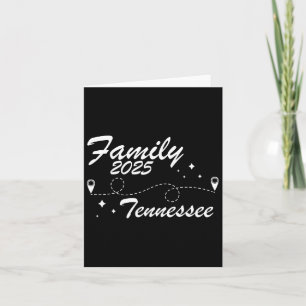 Tarjeta Reunión Familiar Tennessee Viaje por Carretera 202