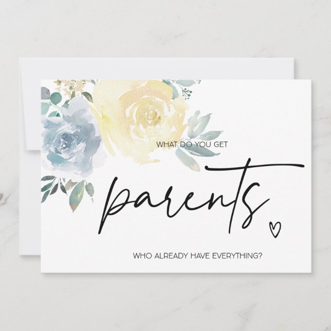 Tarjeta Revelación de embarazo de nuevos abueltos para pad (Anverso)