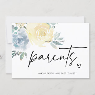 Tarjeta Revelación de embarazo de nuevos abueltos para pad