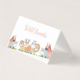 Tarjeta Revelación de género de animales de la jungla - Ba