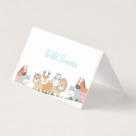 Tarjeta Revelación de género de animales de la jungla - Ba