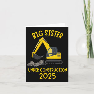 Tarjeta Revelación de hermanos 2025 en construcción Camión