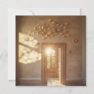 Tarjeta Revelación dorada