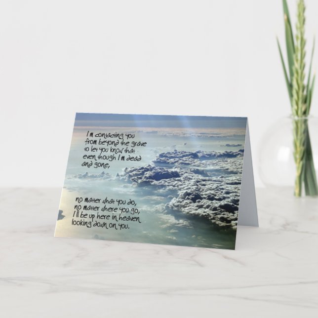 Tarjeta reversa 5 de la condolencia (Anverso)