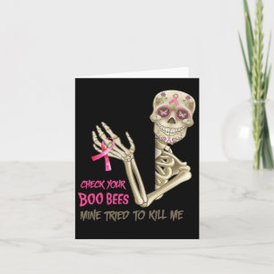 Tarjeta Revisen Sus Abejas De Boo Mías Que Intentaron Mata