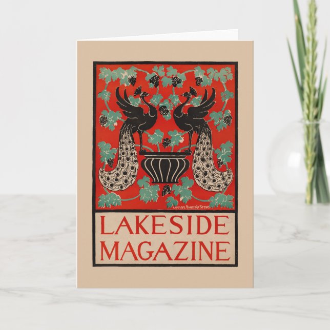 Tarjeta Revista Vintage Lakeside (Anverso)