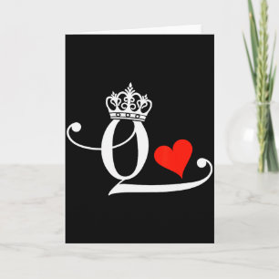 Tarjeta Rey & Reina De Corazones Pareja Emblemática Sa