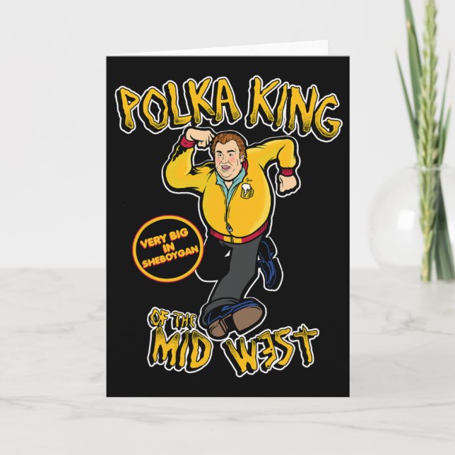 Tarjeta Rey de la Polca del Medio Oeste (Anverso)