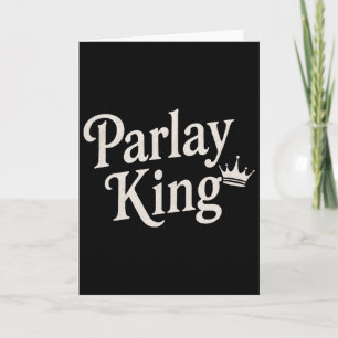 Tarjeta Rey de Parlay Ama las Apuestas Deportivas Hombre d