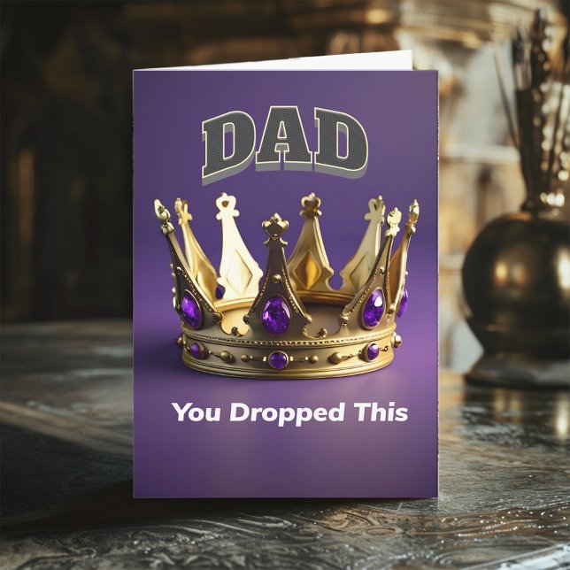 Tarjeta Rey del Día del Padre (Subido por el creador)