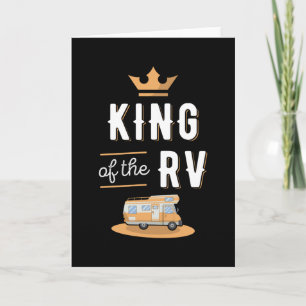 Tarjeta Rey del regalo del motorhome del Día del Padre